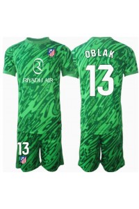 Atletico Madrid Jan Oblak #13 Keeper Babyklær Borte Fotballdrakt til barn 2024-25 Korte ermer (+ Korte bukser)